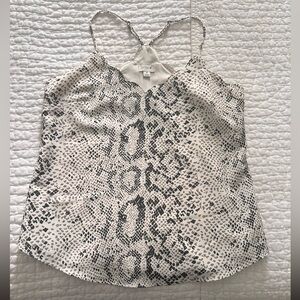 J. Crew Women's Black and White Camisole